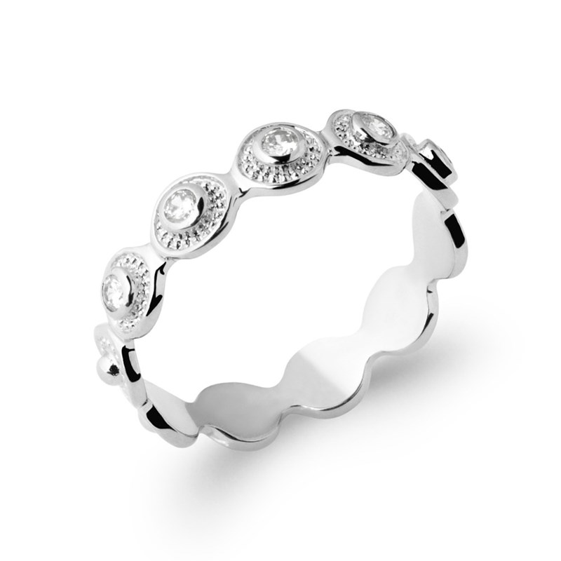 Bague Femme - Argent 925 - Oxyde de zirconium