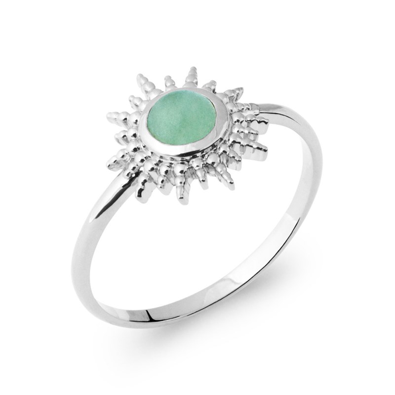 Bague Femme - Argent 925 - Aventurine