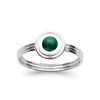 Bague Femme - Argent 925 - Malachite - vue V1