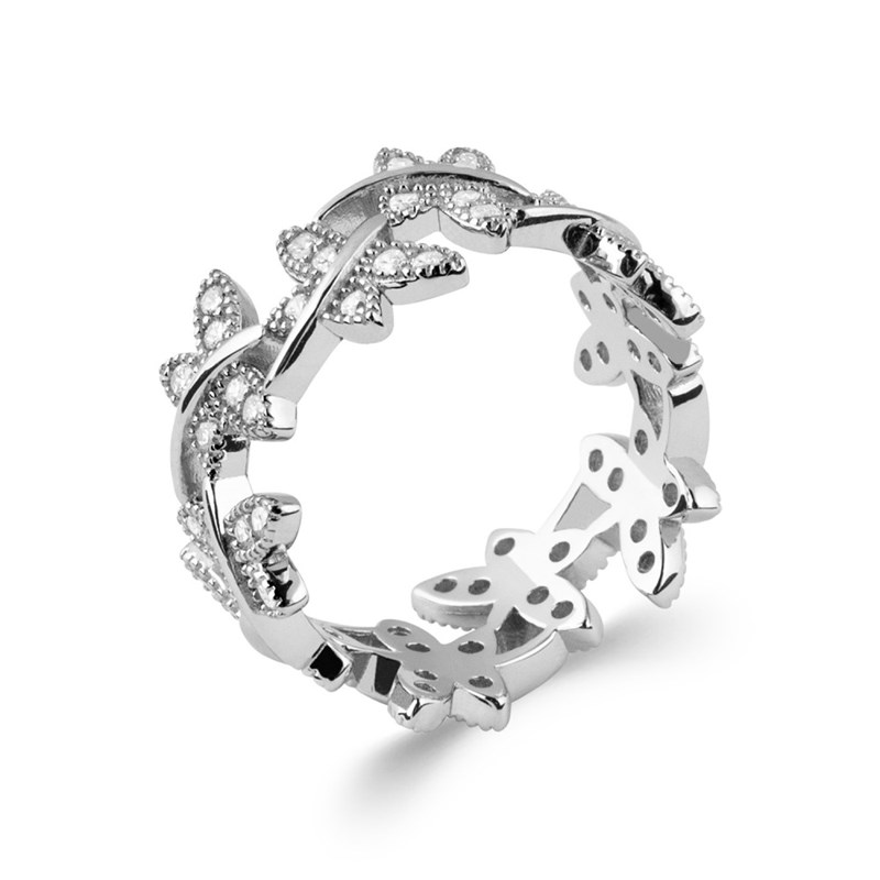 Bague Femme - Argent 925 - Oxyde de zirconium - vue 2