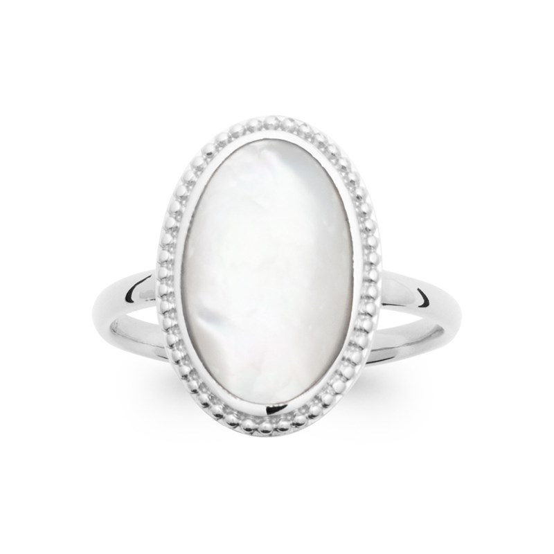 Bague Femme - Argent 925 - Nacre