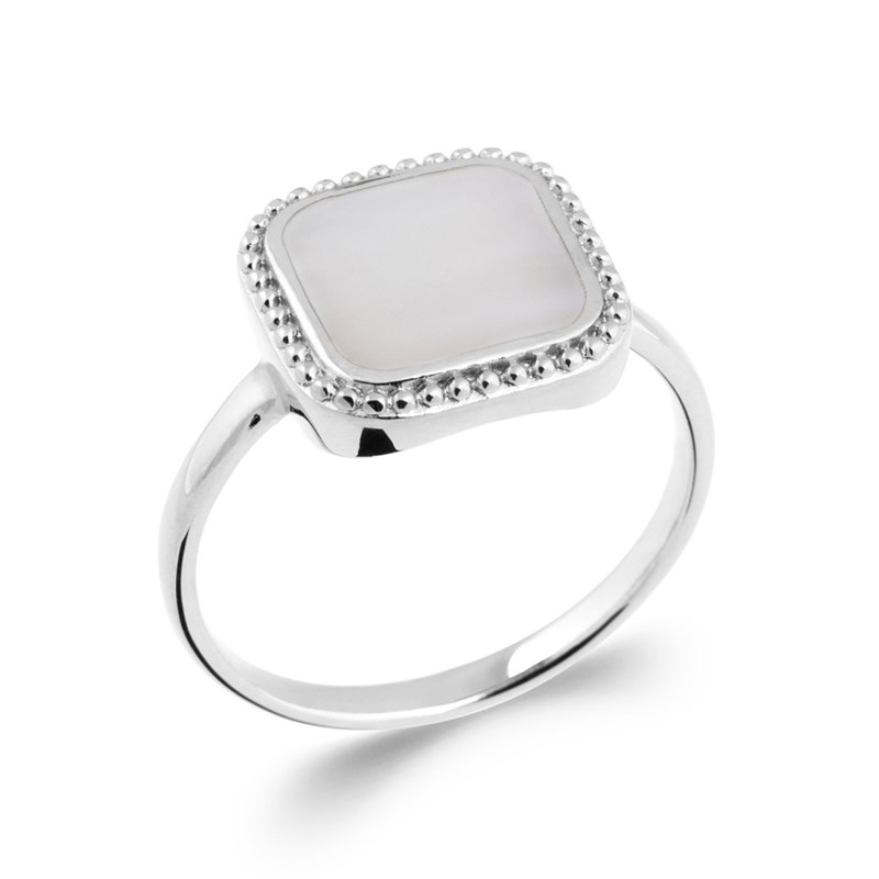 Bague Femme - Argent 925 - Nacre - vue 2