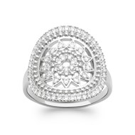 Bague Femme - Argent 925 - Oxyde de zirconium