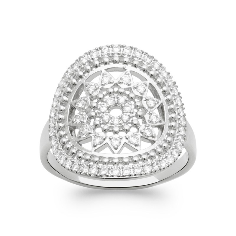 Bague Femme - Argent 925 - Oxyde de zirconium