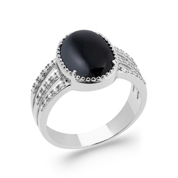 Bague Femme - Argent 925 - Agate