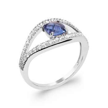 Bague Femme - Argent 925 - Oxyde de zirconium