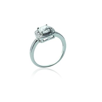 Bague Femme - Argent 925 - Oxyde de zirconium