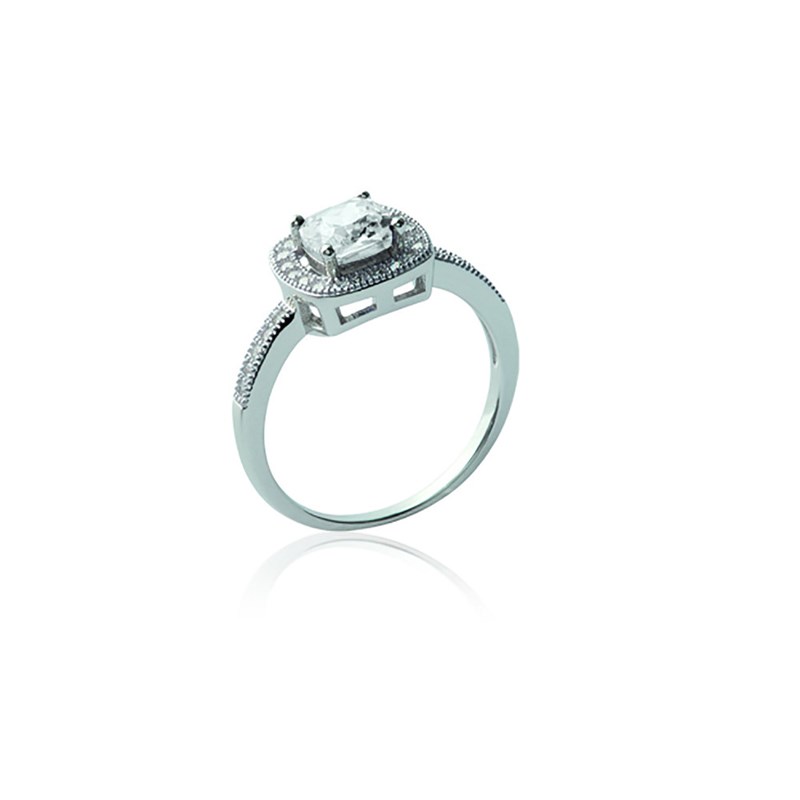 Bague Femme - Argent 925 - Oxyde de zirconium - vue 2