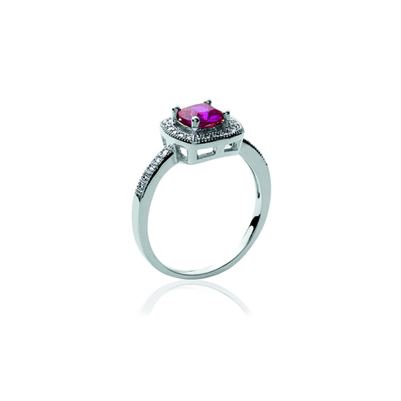 Bague Femme - Argent 925 - Oxyde de zirconium - vue 2