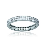 Alliance Femme - Argent 925 - Oxyde de zirconium