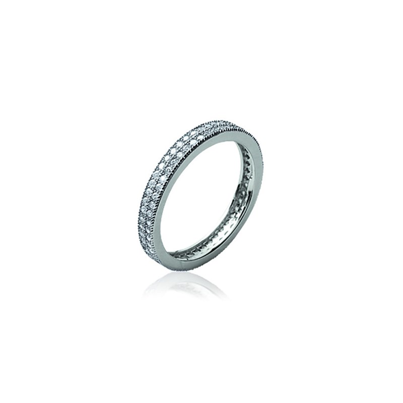 Alliance Femme - Argent 925 - Oxyde de zirconium - vue 2