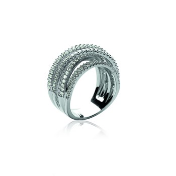 Bague Femme - Argent 925 - Oxyde de zirconium
