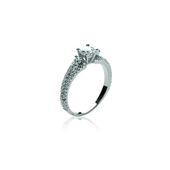Bague Femme - Argent 925 - Oxyde de zirconium