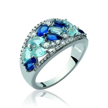 Bague Femme - Argent 925 - Oxyde de zirconium
