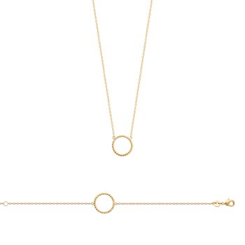 Collier Femme - Plaqué Or - Longueur : 45 cm