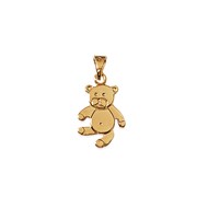 Pendentif Enfant - Plaqué Or - ourson