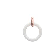 Pendentif Femme - Plaqué Or - Oxyde de zirconium