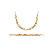 Bracelet Femme - Plaqué Or - Longueur : 19 cm