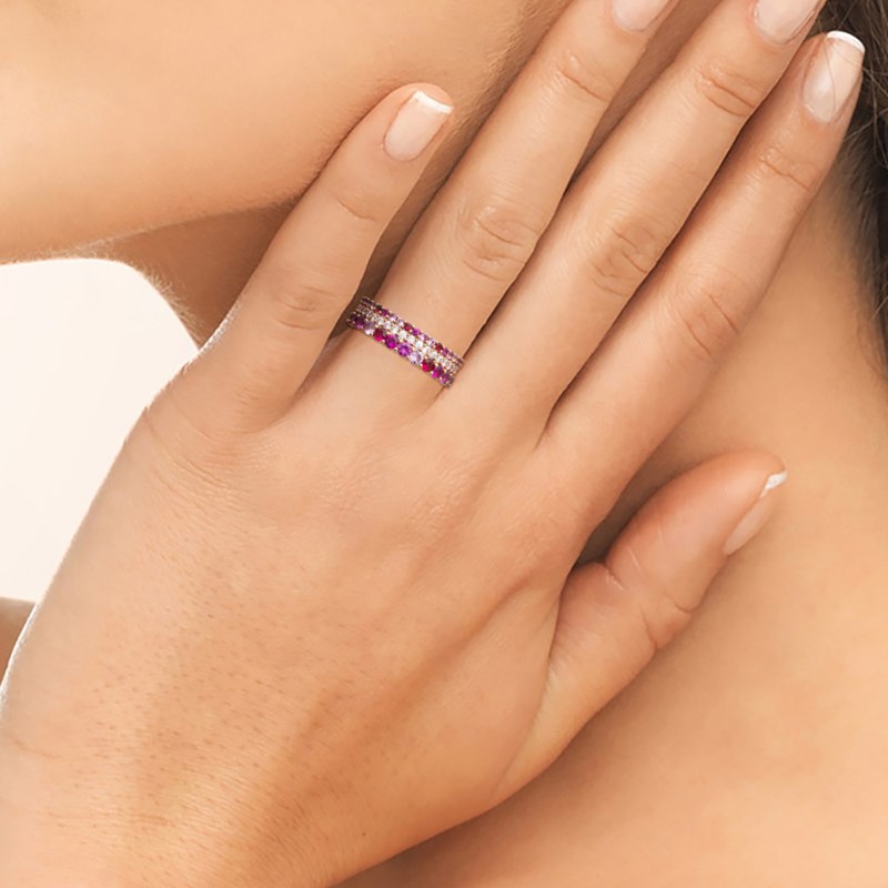 Bague Femme - Plaqué Or - Oxyde de zirconium - vue 3