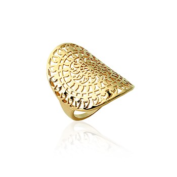 Bague Femme - Plaqué Or