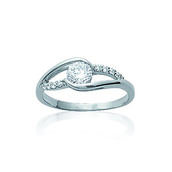 Damesring - Zilver 925 - Zirkoniumoxide