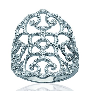 Damesring - Zilver 925 - Zirkoniumoxide