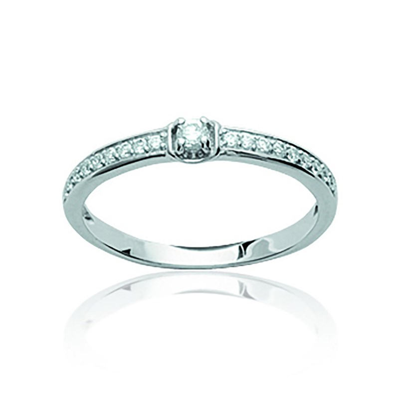 Bague Femme - Argent 925 - Oxyde de zirconium