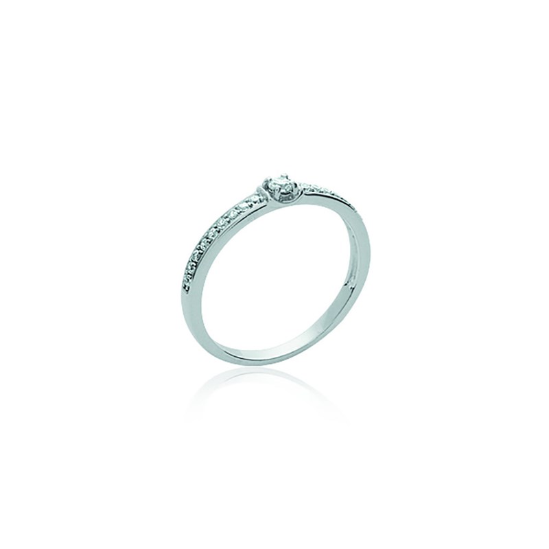 Bague Femme - Argent 925 - Oxyde de zirconium - vue 2