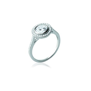 Bague Femme - Argent 925 - Oxyde de zirconium