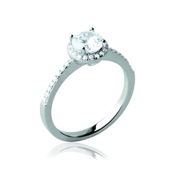 Bague Femme - Argent 925 - Oxyde de zirconium