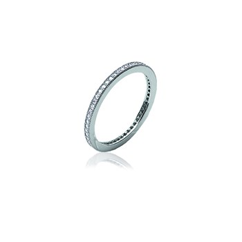 Alliance Femme - Argent 925 - Oxyde de zirconium