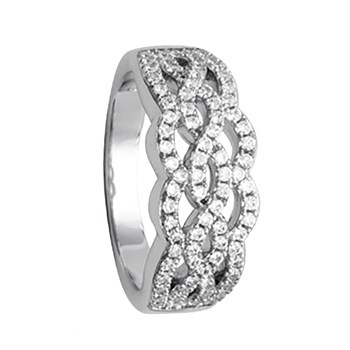 Damesring - Zilver 925 - Zirkoniumoxide