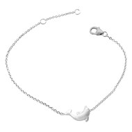 Bracelet dauphin Argent 925 Rhodié