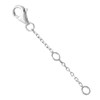Extension de chaîne pour collier bracelet rallonge Argent 925 Rhodié - vue V1