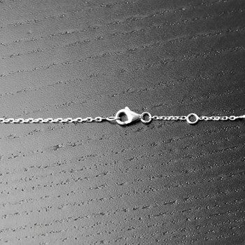 Kettingverlengstuk voor 925 Rhodium Zilver armband collier