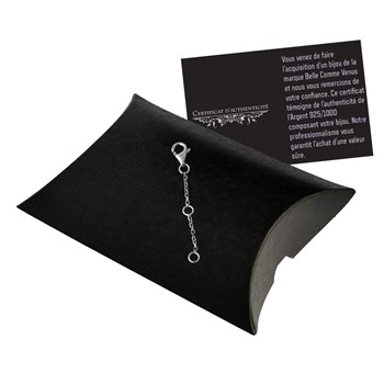 Kettingverlengstuk voor 925 Rhodium Zilver armband collier