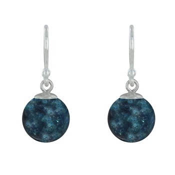 Boucles d'Oreilles Argent 925 Billes d'Apatite