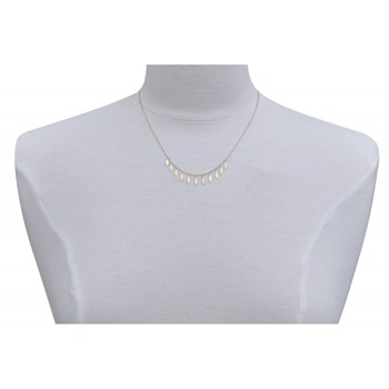 Collier Plaqué Or Petites Breloques Feuilles