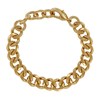 Bracelet Plaqué Or Mailles Gourmette Carré - vue V1
