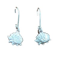 Boucles d'oreilles dormeuses hérisson ou Niglo - Argent massif 925