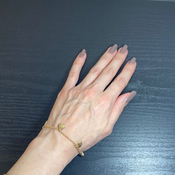 Bracelet cing hérissons ou Niglos - Plaqué or