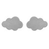 Boucles d'oreilles nuage Argent 925 Rhodié - vue V1