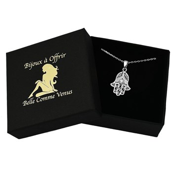 Fatma's handketting zirkoniumoxide Zilver 925 Gerhodineerd