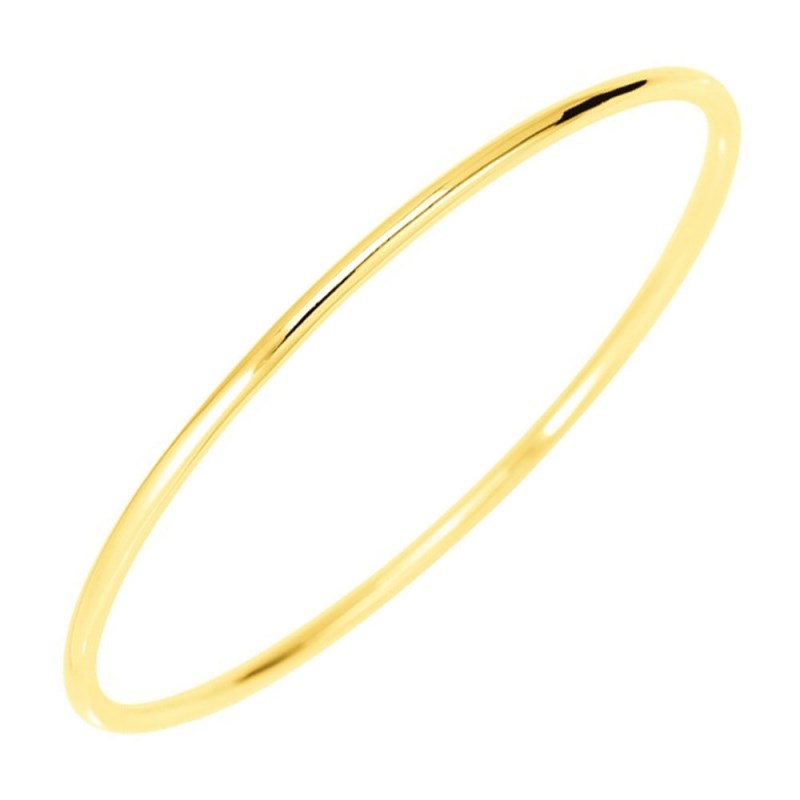 Bracelet Or Jaune Massif - Jonc Femme