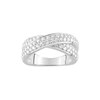 Bague femme - Oxyde de zirconium - Argent 925 - vue V1