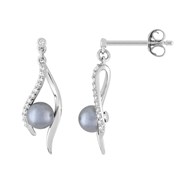 Boucles d'oreilles femme - Argent 925 - Oxyde de Zirconium