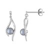 Boucles d'oreilles femme - Argent 925 - Oxyde de Zirconium - vue V2