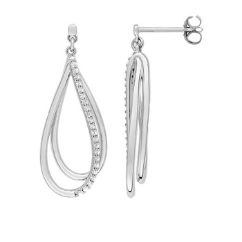 Damesoorbellen - Zilver 925