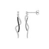 Boucles d'oreilles femme - Argent 925 - Oxyde de zirconium - vue V1