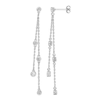 Damesoorbellen - Zilver 925